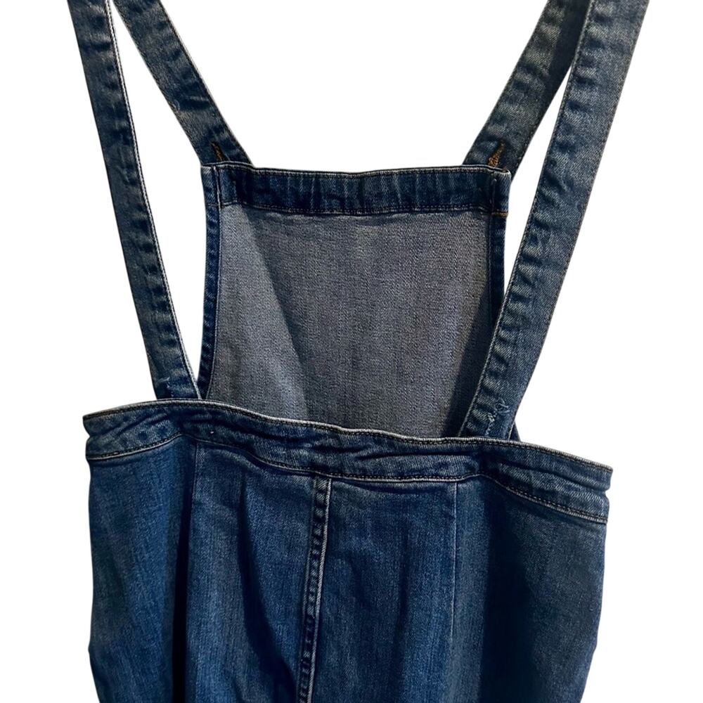 🔥Women's Blue Denim Overall Dress - Picture 12 of 12